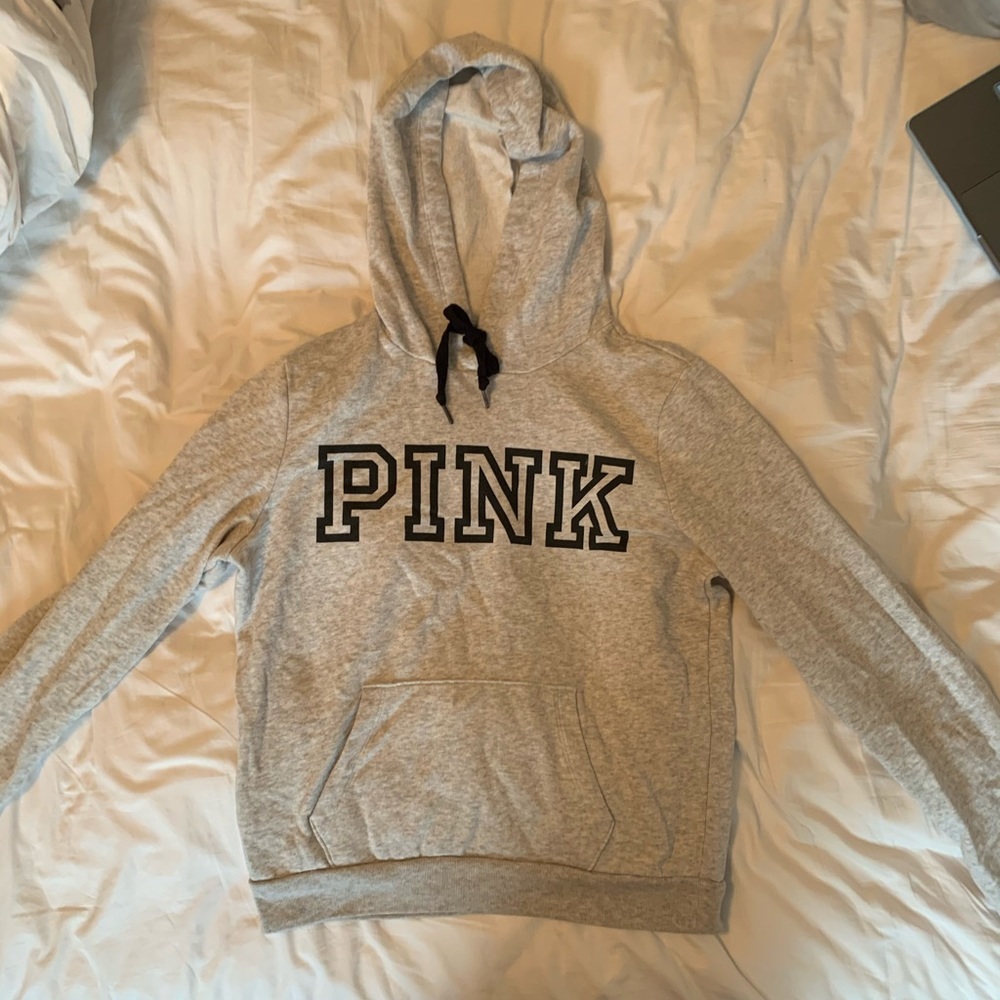 PINK GREY SWEATSHIRT